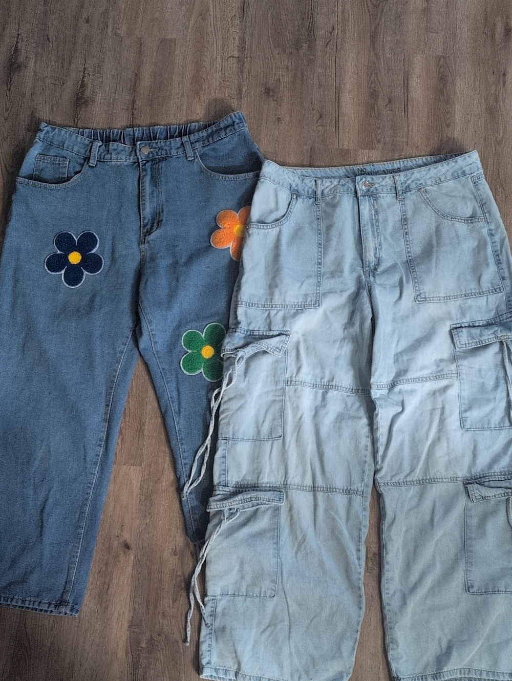 Lot of 2 "RETRO STYLE" jeans | plus size 16 2XL short